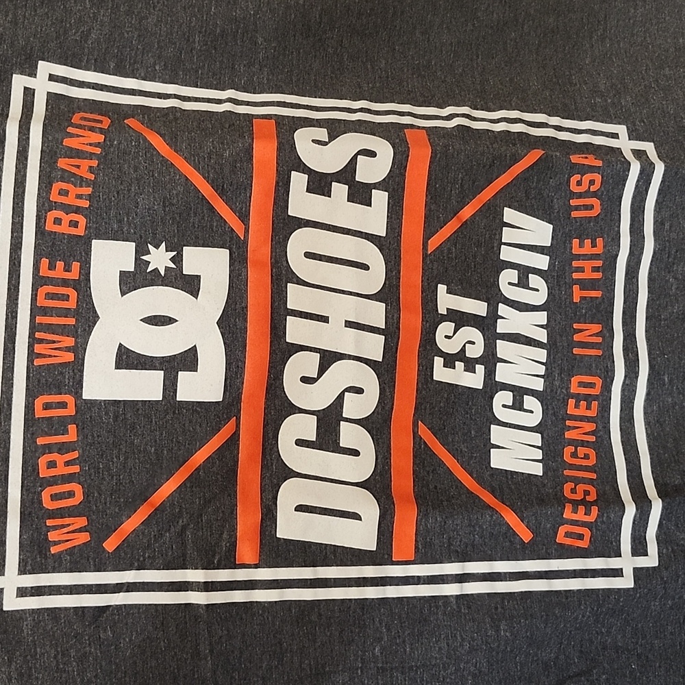 DC Tshirt, Gray Multi, Sz XL Mens
